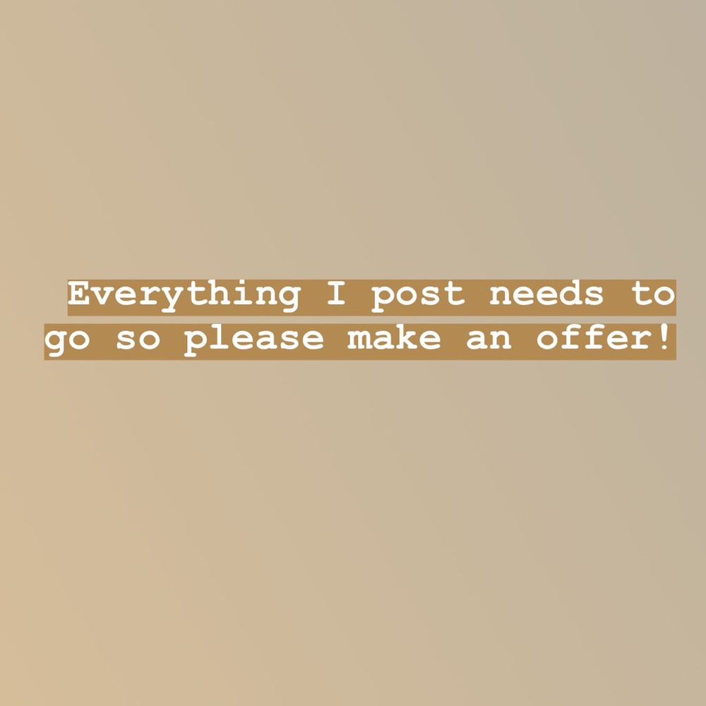 Everything must go!